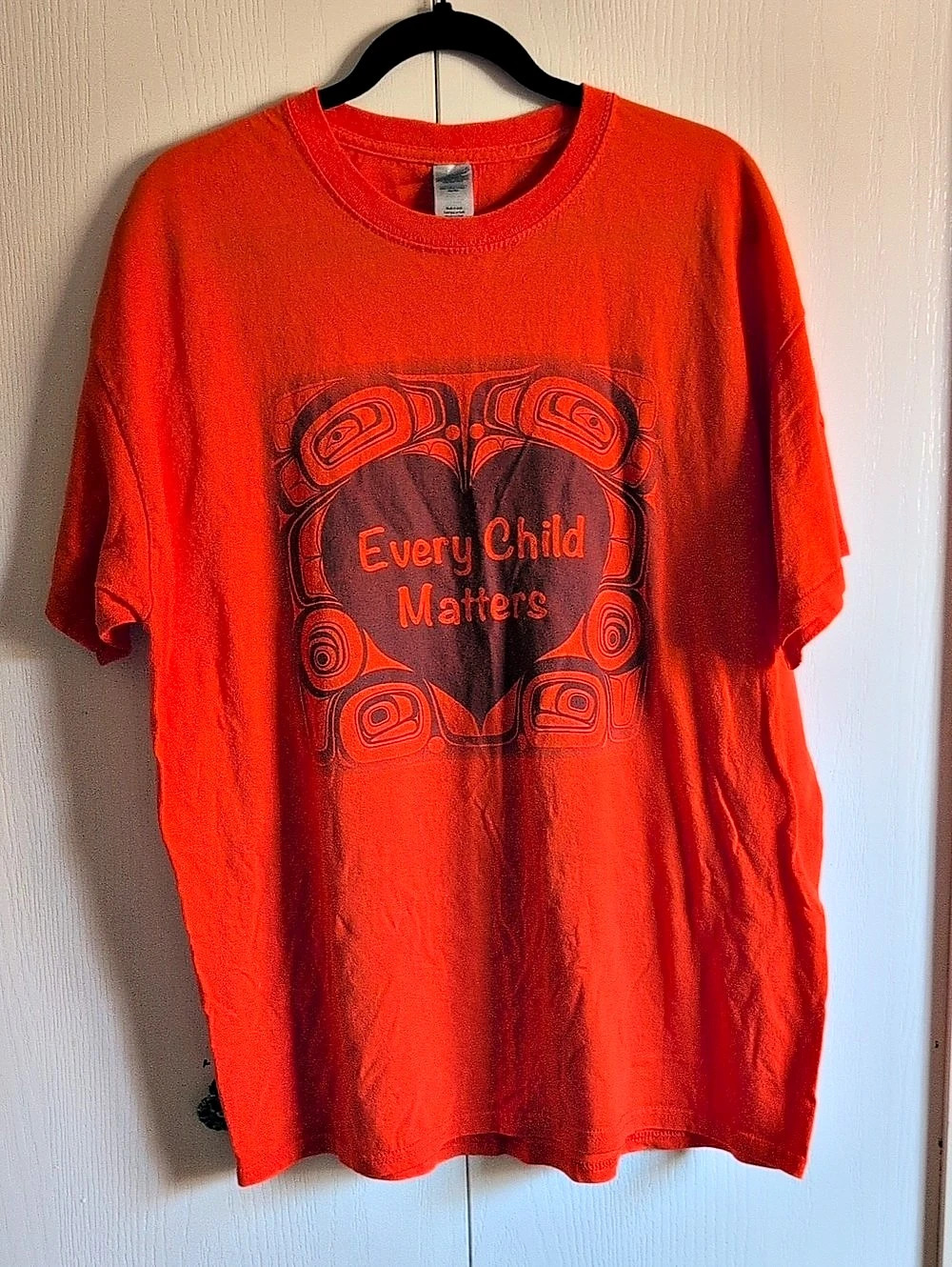 Gildan Every Child Matters Orange Shirt Graphic Tee XL